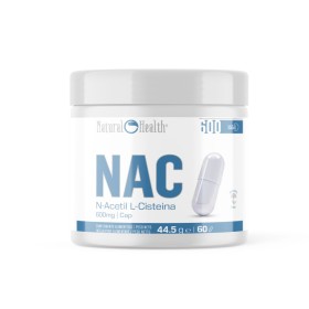 NAC 600mg | N-Acetilcisteína | 60 Cápsulas